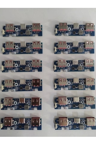 5 Adet-5 Volt 2.1 Amper Powerbank Devresi