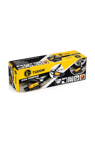 Tudor Td-777 Kalın Piston Ayak Pompası Pedallı Lastik Şişirme Pompası