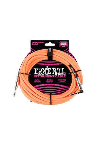 Ernie Ball Braided Straight - Angle Instrument Cable P06079 (3.05