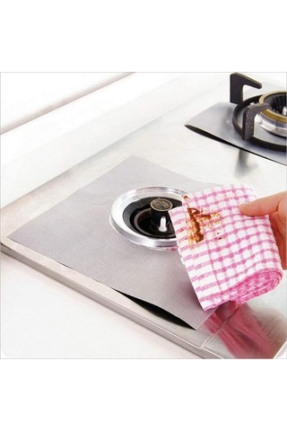 River World 5 Adet Ocaklar İçin Koruyucu Ped Alüminyum Renkli