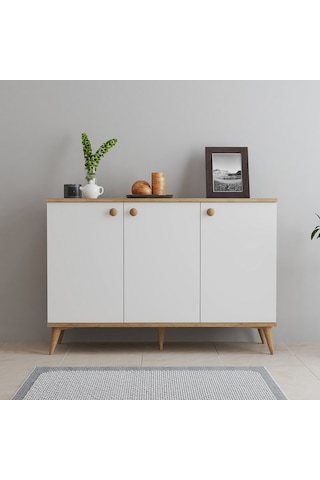 Fernıso Bohem 120 Cm Konsol Ceviz Beyaz