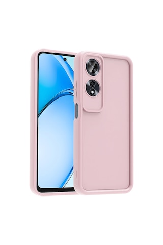 Oppo A60 Kılıf Kamera Korumalı Kalın Silikon Üstün Koruma Pazarplus Pembe