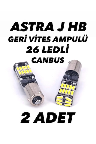 Astra J Hb Geri Vites Ampulü H21w Canbus Led Ampul Bay9s 2 Adet 3,7 6 Değerlendirme