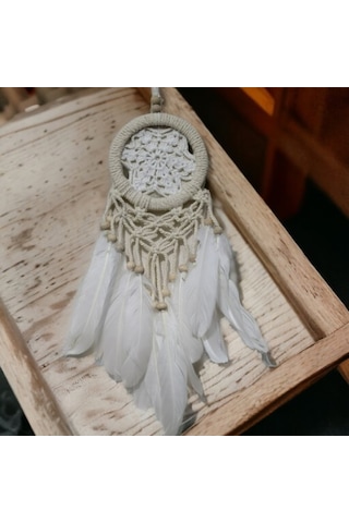 Rüya Kovan Dream Catcher Beyaz Kuş Tüylü Diğer