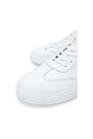 Tamer Tanca Erkek Hakiki Deri Beyaz Sneakers & Spor Ayakkabı 352 22350 Erk Ayk Y25 Beyaz Fltr Beyaz