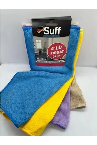 Suff Genel Temizlik Bezi 4'lü 40 x 30 CM