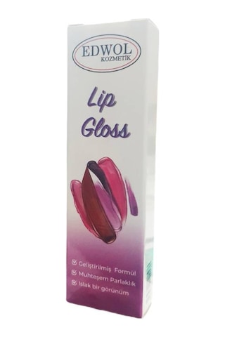 Edwol Make Up Likit Işıldayan Parlak Ruj Nude Kahverengi