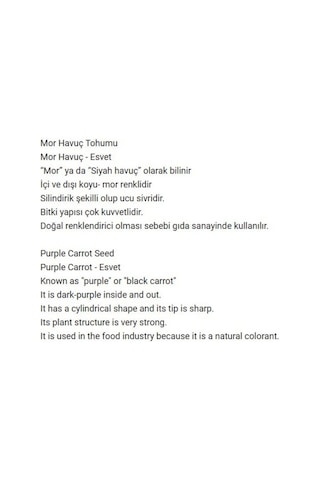AGRodal Tarım Ata Tohumu Yerli Doğal Mor Havuç Tohumu 1000 Atet Tohum