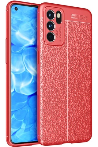 Oppo Reno 6 4G Kılıf Deri Tarzı Niss Silikon Case