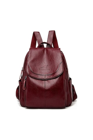 Yulong Kadın Modaya Uygun Ve Çok Yönlü Hakiki Deri Dokulu Sırt Diğer