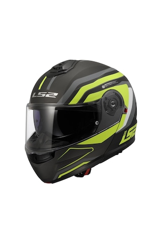 Ls2 Strobe 2 Phantom Mat Tıtanıum-neon Sarı Kask Sarı