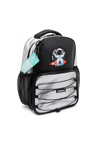 Chımola Dıno Space Sılver Sırt Çantası 12" Çok Renkli