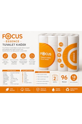 Focus Essence Tuvalet Kağıdı 96 Lı Koli