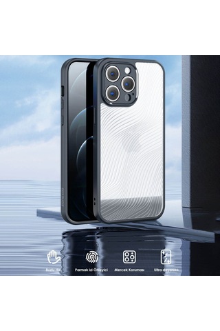 Dux Ducis Apple Uyumlu iPhone 12 Pro Max Aimo Series Premium Buzlu Sert Pc-tp