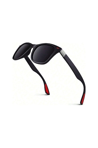 The Roomy Polarize Lens Kırmızı Çivi Detaylı Wayfarer Kadın Güneş Gözlüğü