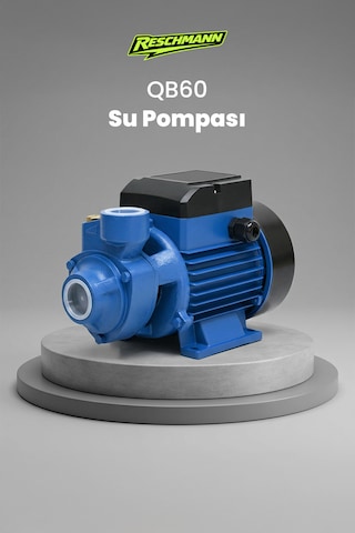 Reschmann R-qb60 Micro Vortex Pompa Su Pompası 0.5 Hp 1 Inc