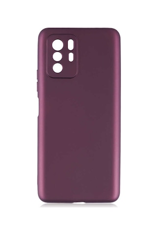 Xiaomi Poco X3 Gt Kılıf Zore Premier Silikon Kapak Mürdüm