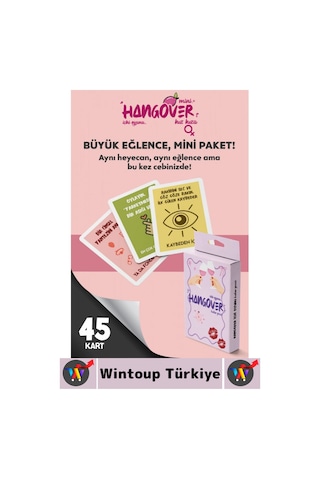Eğlenceli Arkadaş Parti Özel Gün Kız Kıza Cesur İtiraf Oyun Hangover Mini İçki Oyunu-kızlar Gecesi