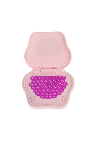Oyuncak Mini Laptop Eğitici Öğretici Bilgisayarım Türkçe Pembe