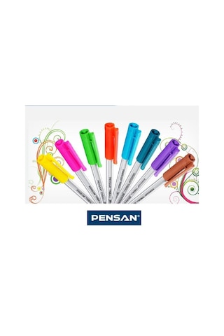 Pensan Triball Tükenmez Kalem 12 Li Renk Seçenekli