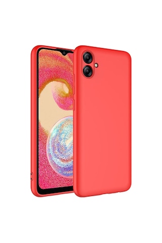 Galaxy A04e Kılıf Zore Mara Lansman Kapak Kırmızı