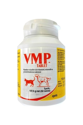 Zoetis Vmp Kedi Vitamin Mineral Protein Tableti 50'li