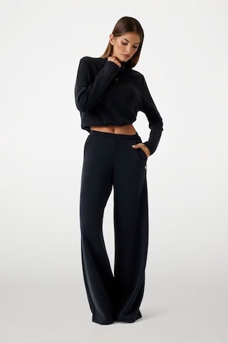 Guess Olympe Modal Karışımlı Kadın Sweatshirt V4yq05kcay2 Siyah