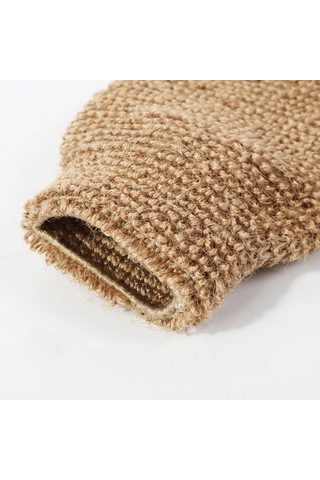 Folinda Büyük Boy 22x11cm İki Yönlü Kaba Kuru Cilt Temizleyici, Kalın Ve Dayanıklı, Köpük Oluşturucu, Vücut Peelingi Ve Gövde Aşınması İçin Sarı Keten Banyo Eldiveni - Toptan Satış Diğer