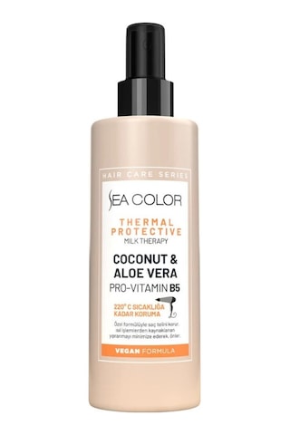Sea Color Coconut & Aloe Vera VeganTermal Koruyucu Saç Bakım Sütü 200 ML