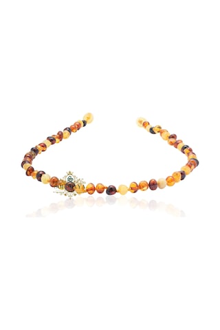 Sofimaya Multicolor Yetişkin Kehribar Kolye Sarı