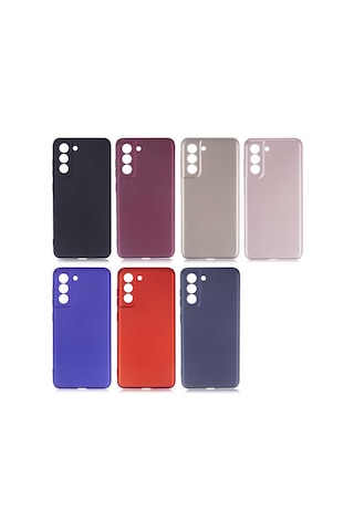 Zore Galaxy Uyumlu S21 Fe Kılıf Msra Premier Silikon Kapak - Mürdüm Mürdüm