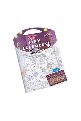 Dev Boyama Posteri Eğlenceli Safari-sirk