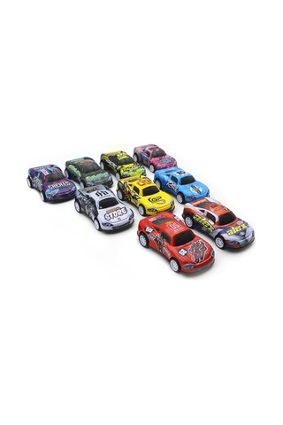 Ctoys 9'lu Metal Çek - Bırak Yarış Arabaları Kz957-050 Çok Renkli