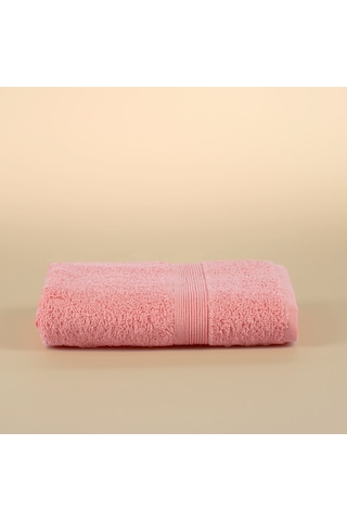 Bordürlü El Ve Yüz Havlusu Pembe