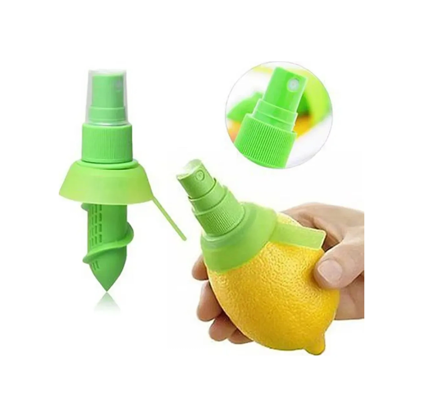 Konesam Yeşil Elle Portakal Suyu Hazırlama Makinesi - Büyük Boy Abs Plastik El Malatasi 1 Adet, Opp Çanta Paketli Yeşil