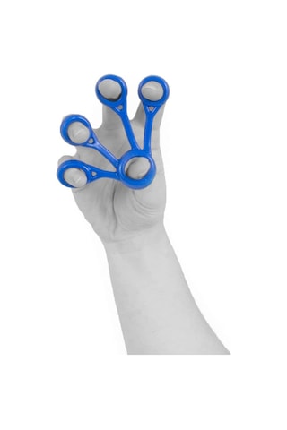 Finger Silikon El Parmak Egzersiz Aparatı Mavi