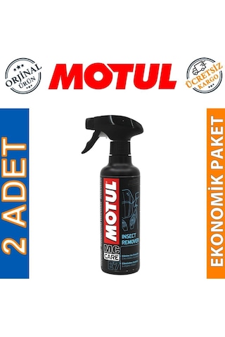 Motul E7 Insect Remover 400 Ml Sinek ve Böcek Temizleyici 2 Adet