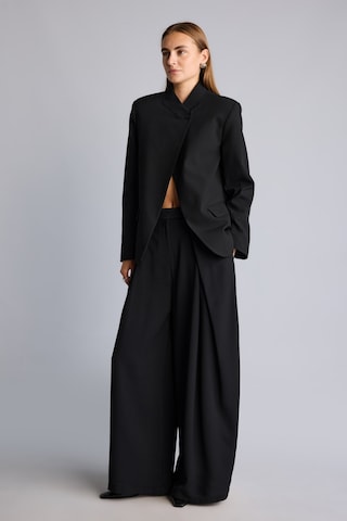 Defacto Oversıze Hakim Yaka Blazer Ceket H1118ax26aubk81 Siyah-bk81
