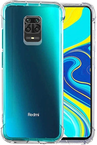 Kilifone - Redmi Note 9 Pro Uyumlu Kılıf Şeffaf Koruyucu Nitro Anti Shock Silikon - Renksiz - T14691