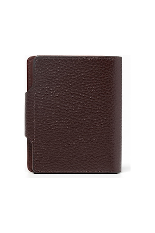 Kahve Cüzdan & Kartlık Unisex 866 Grande Deri Cüzdan Kartlık kahverengi