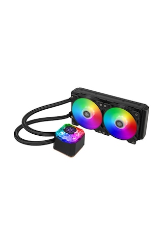 Silverstone Icegem Series Ig240 Argb 240Mm 2X12Cm Argb Fanlı