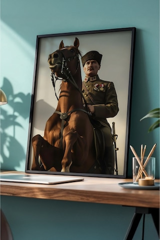 Mustafa Kemal Atatürk Baskılı Tablo Huhu498