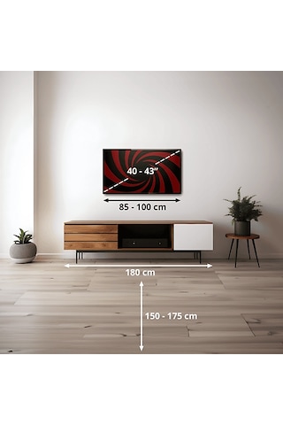 ONVO 43OVF9000FQ 43 "109 Ekran Uydu Alıcılı Smart FHD QLED TV