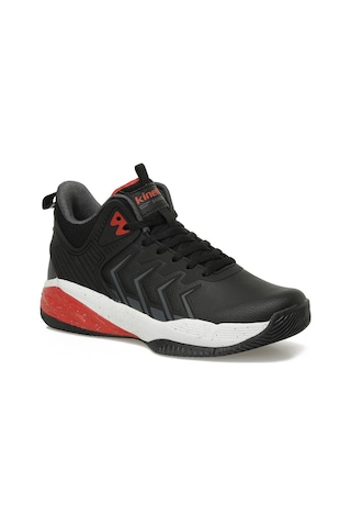 Kinetix Harger Pu 5pr Siyah Unisex Basketbol Ayakkabısı Siyah-kırmızı