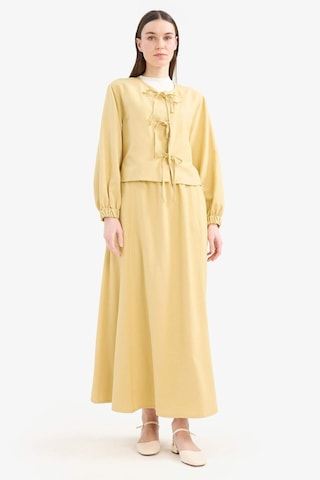 DeFacto A Kesim Keten Karışımlı Maxi Tesettür Etek E5371AX25SPKH520