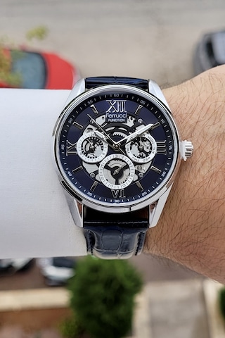 Ferrucci Fcıste568 Erkek Kol Saati Gümüş