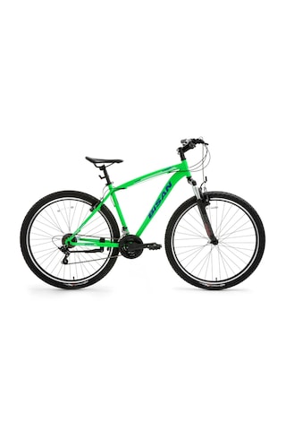 Bisan Leon Erkek Dağ Bisikleti 48cm V 27.5 Jant 21 Vites Neon Yeşil Lacivert Çok Renkli