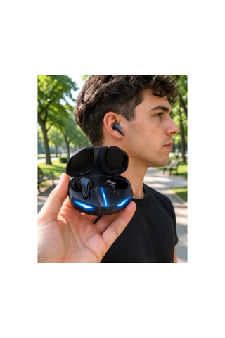 Bluetooh Oyuncu Kulaklık Mikrofonlu Işıklı