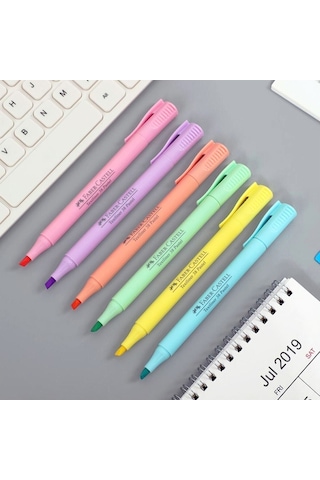 Faber Castell Fosforlu Kalem 38 Pastel Sarı