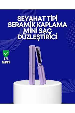 Usb Şarjlı Kablosuz Saç Düzleştirici Hızlı Ve Pratik